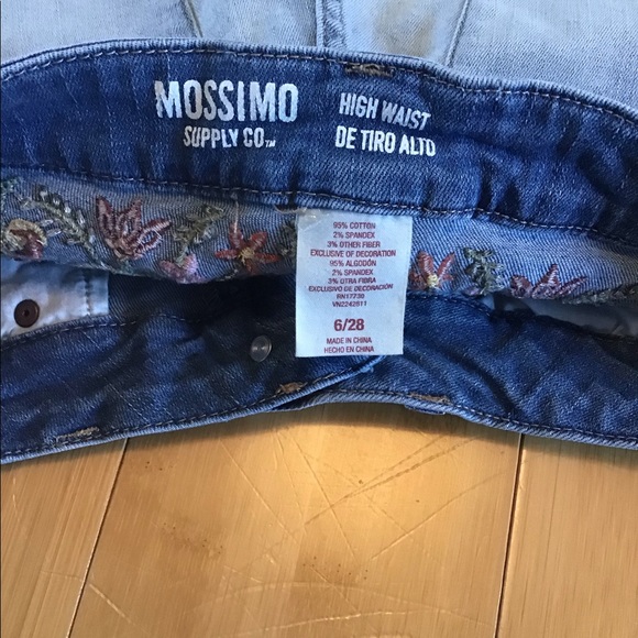 Mossimo High Waisted Jean Sorts Size 6 W28 - Picture 6 of 7